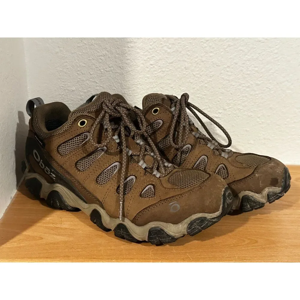 Oboz Women's Sawtooth II Low Waterproof Hiking Shoes - Walnut US 10 EUC